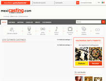 Tablet Screenshot of mexicasting.com